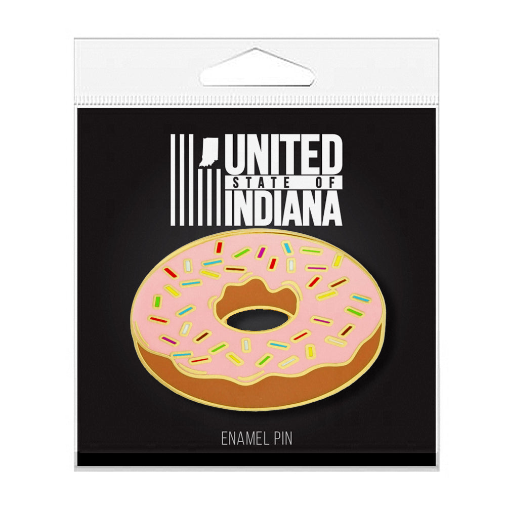 Donut Pin - United State of Indiana