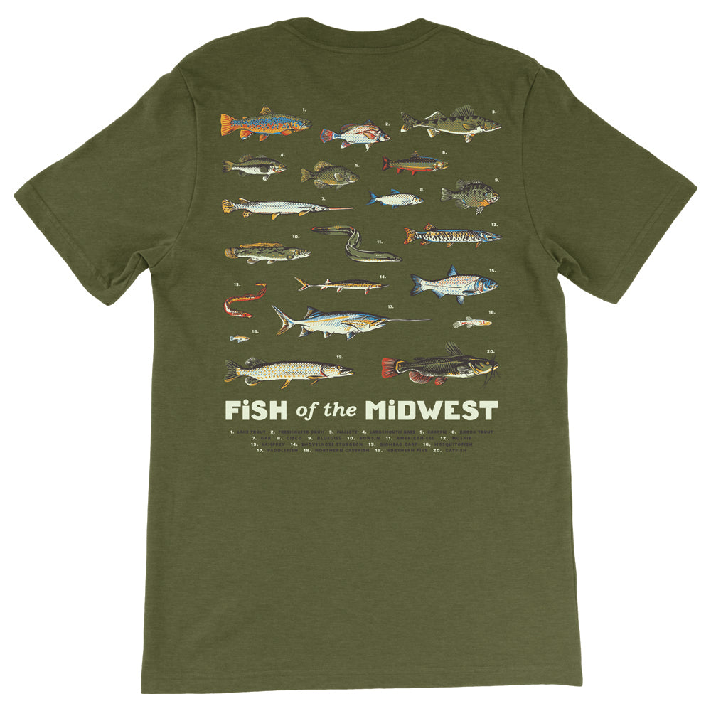 Fish of the Midwest Tee - United State of Indiana