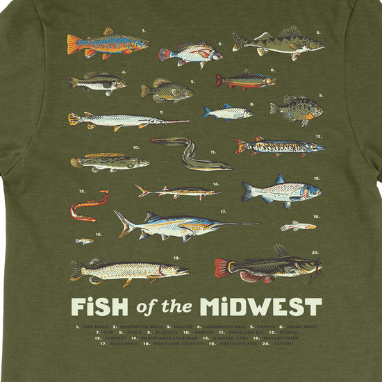 Fish of the Midwest Tee - United State of Indiana