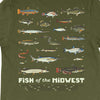 Fish of the Midwest Tee - United State of Indiana
