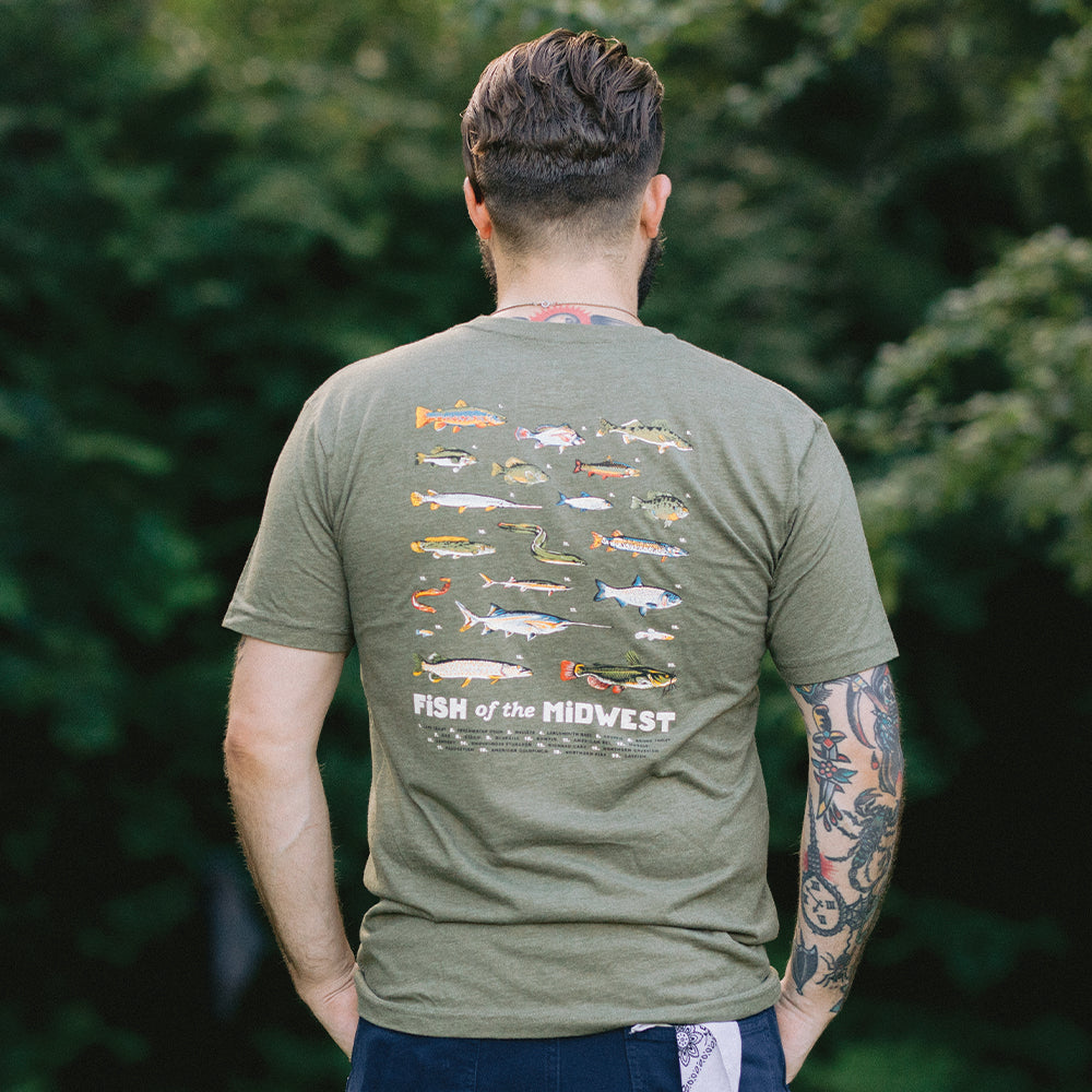 Fish of the Midwest Tee - United State of Indiana
