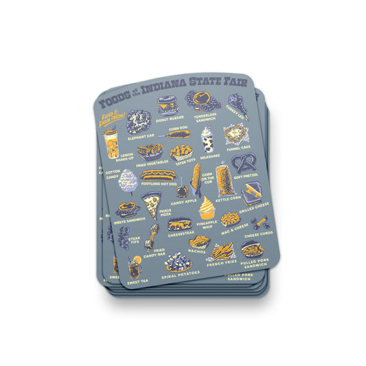 Foods of the Indiana State Fair Sticker