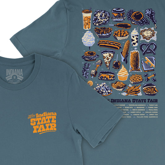 Foods of the Indiana State Fair Tee