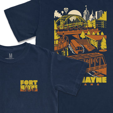 Fort Wayne Riverfront Tee