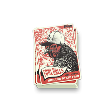 Fowl Balls Sticker