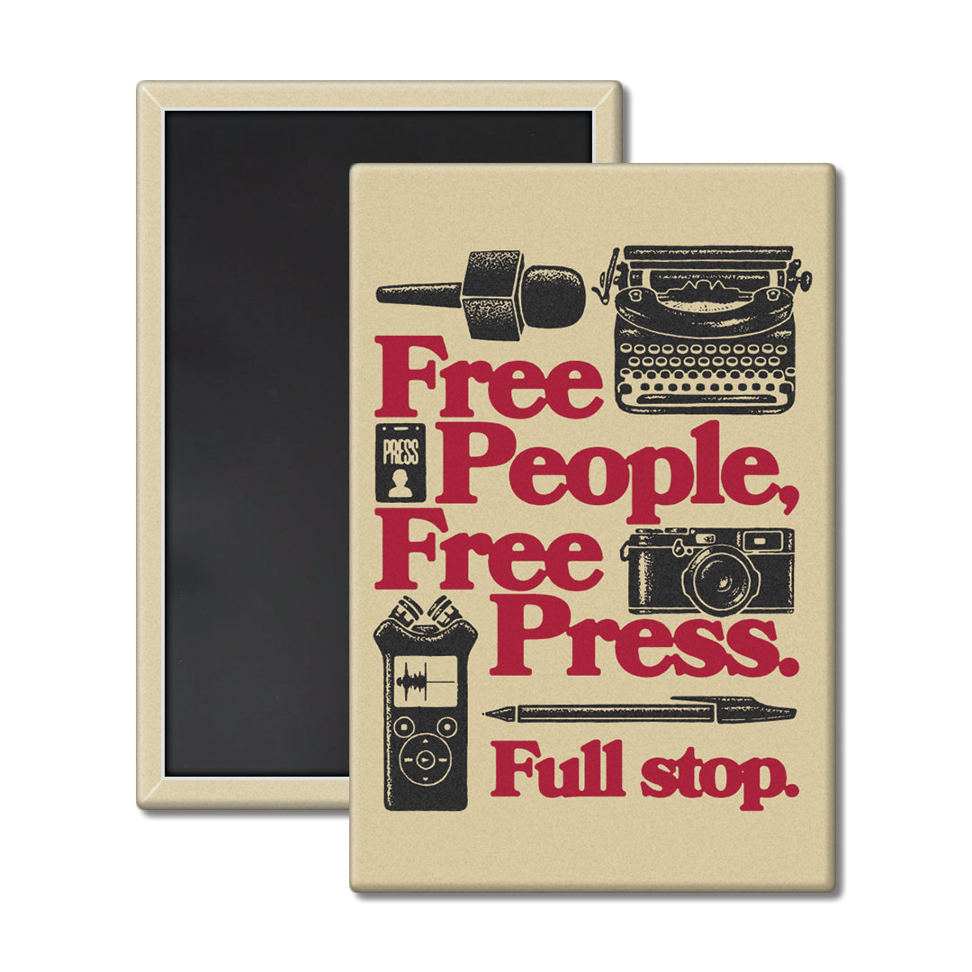 Free People, Free Press Magnet - United State of Indiana