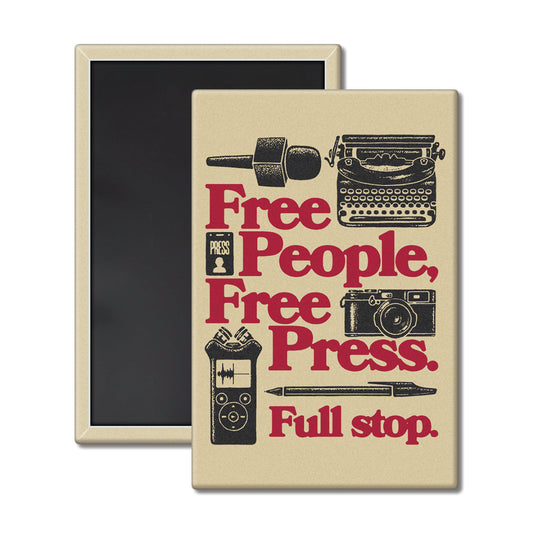 Free People, Free Press Magnet - United State of Indiana
