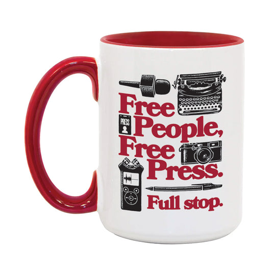 Free People, Free Press Mug - United State of Indiana