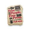 Free People, Free Press Sticker - United State of Indiana