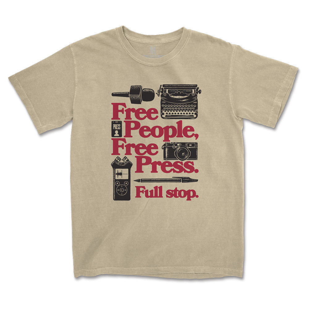 Free People, Free Press Tee - United State of Indiana