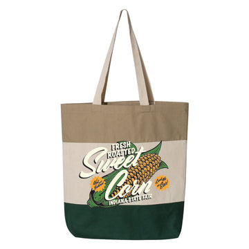 Fresh Roasted Sweet Corn Tri-Color Tote Bag