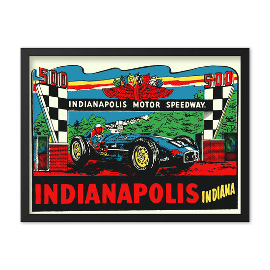 Greetings From IMS Poster - United State of Indiana