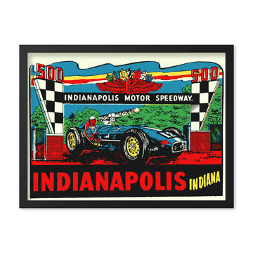 Greetings From IMS Poster - United State of Indiana