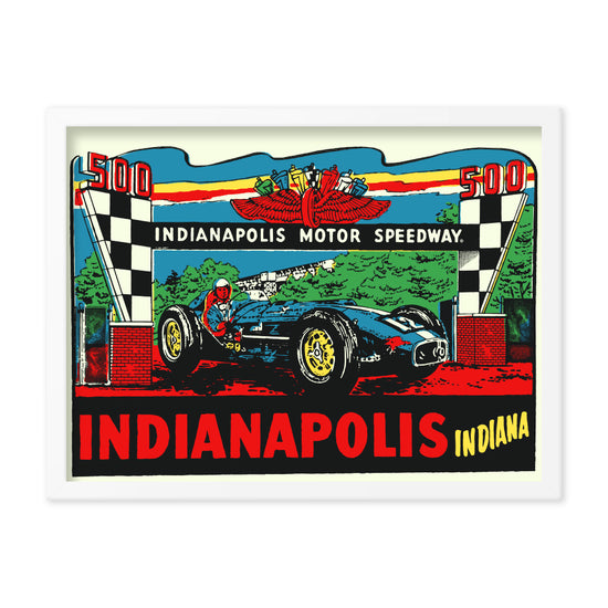 Greetings From IMS Poster - United State of Indiana