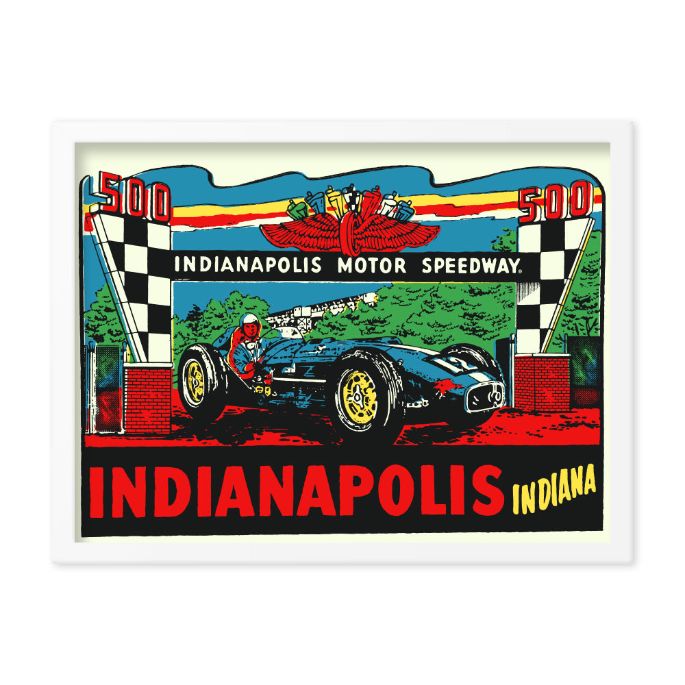 Greetings From IMS Poster - United State of Indiana