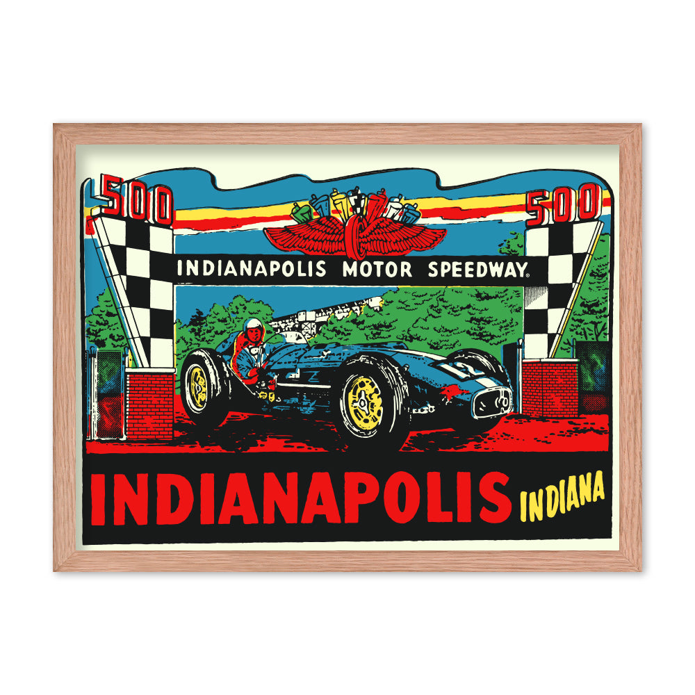 Greetings From IMS Poster - United State of Indiana