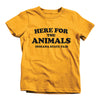 Here for the Animals Youth Tee