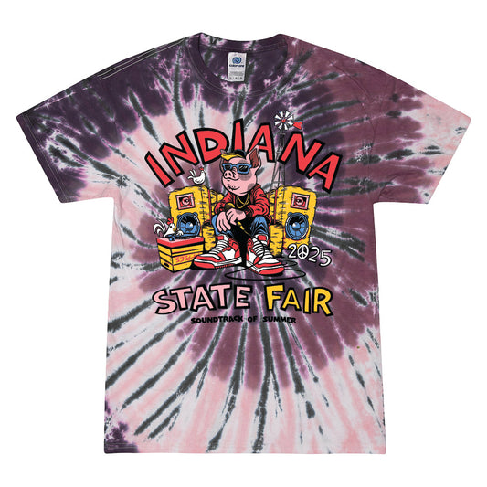 Hip-Hop Pig Tie Dye Tee ***CLEARANCE*** - United State of Indiana