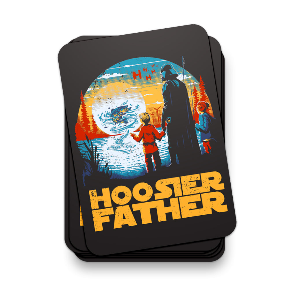 Hoosier Father Sticker - United State of Indiana