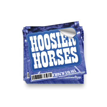 Hoosier Horses Sticker