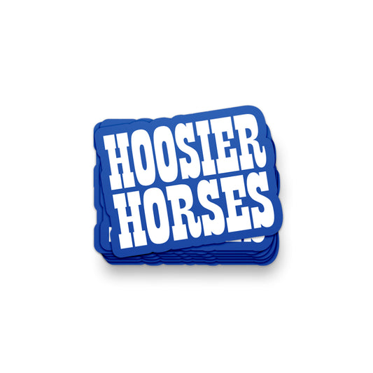 Hoosier Horses Sticker