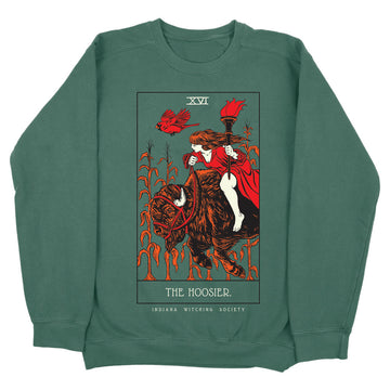 Hoosier Tarot Crewneck Sweatshirt - United State of Indiana