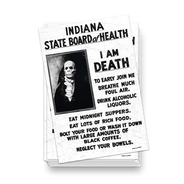 I Am Death Postcard
