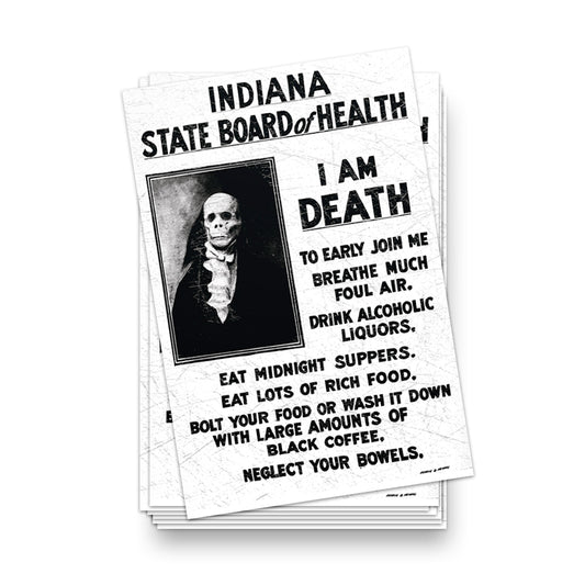 I Am Death Postcard