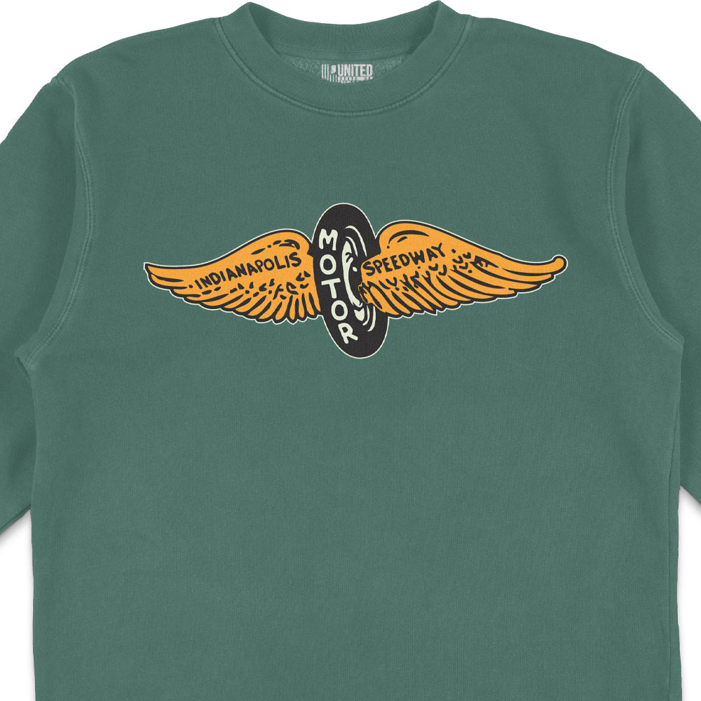 Vintage Winged Wheel Crewneck - United State of Indiana
