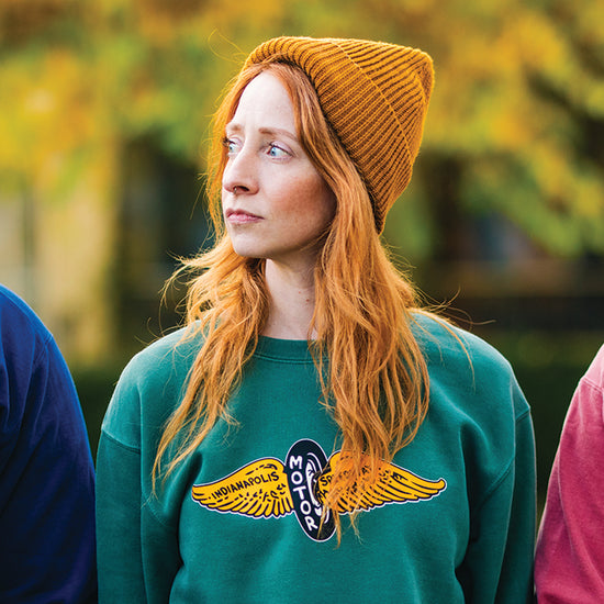 Vintage Winged Wheel Crewneck - United State of Indiana