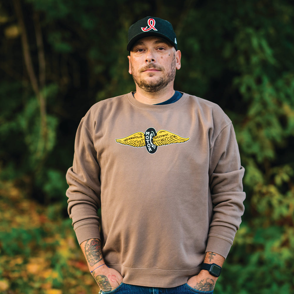 Vintage Winged Wheel Crewneck - United State of Indiana
