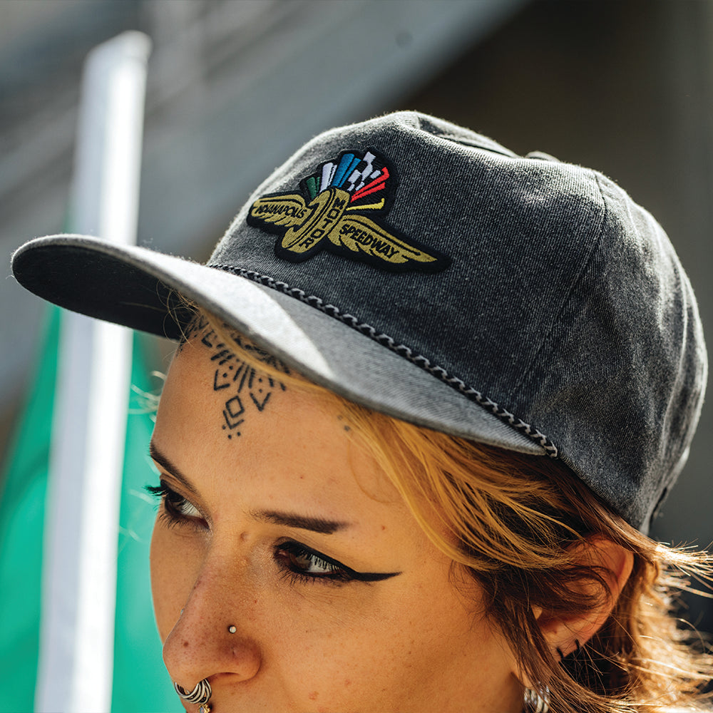 IMS Winged Wheel Rope Cap - United State of Indiana