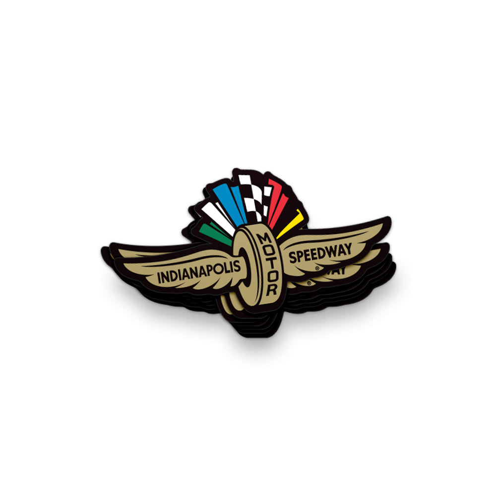 IMS Winged Wheel Sticker – United State of Indiana