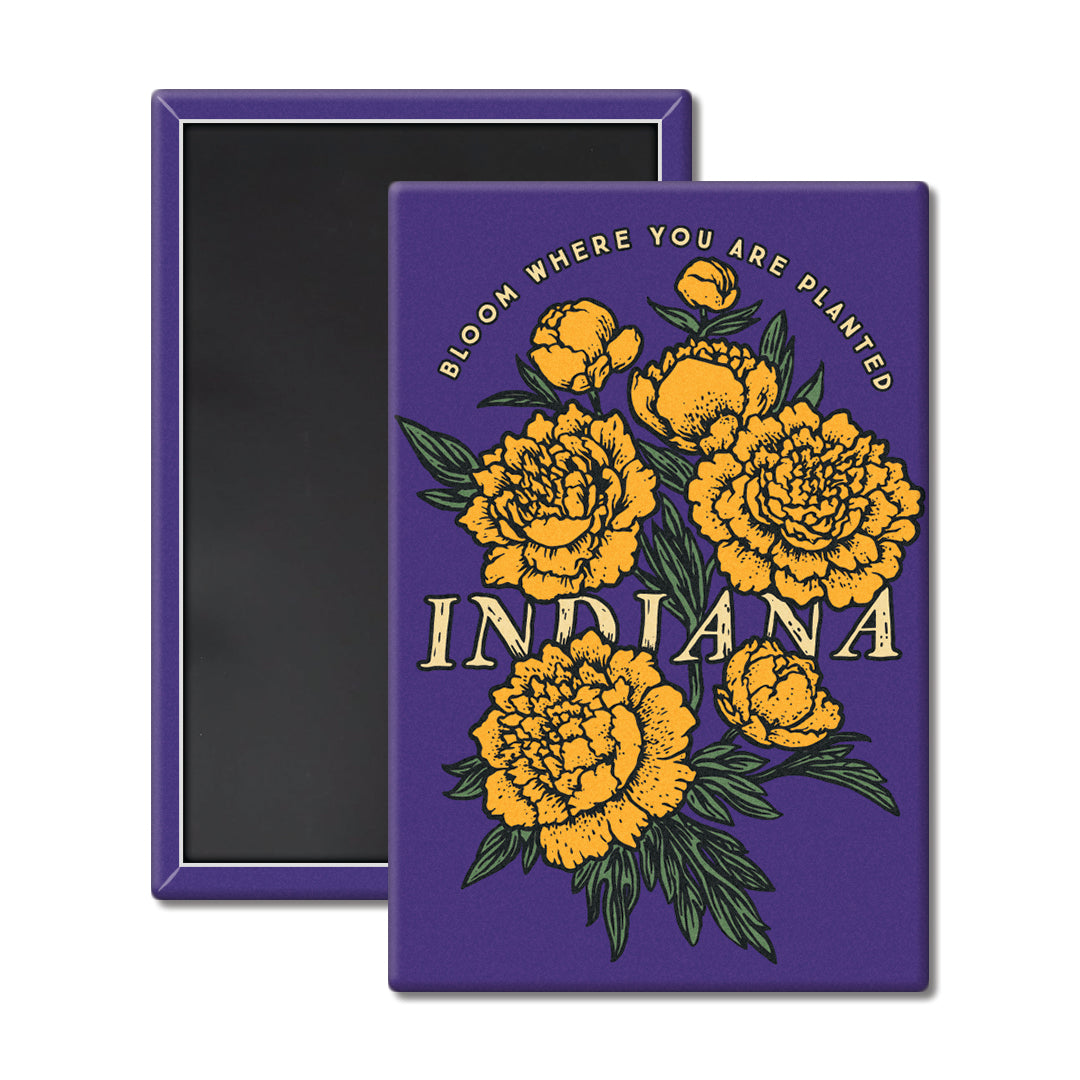 IN Bloom Magnet - United State of Indiana