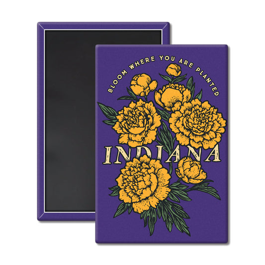 IN Bloom Magnet - United State of Indiana