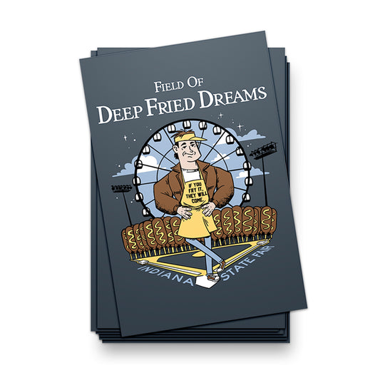 ISF Field of Deep Fried Dreams Postcard