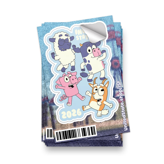 ISF Moo-ey Sticker