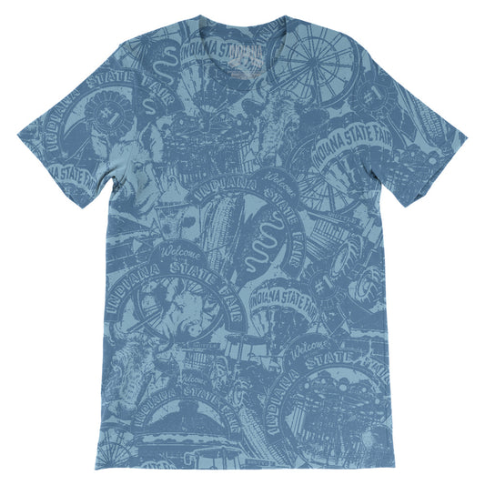 Indiana State Fair Collage Tee