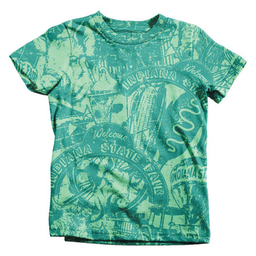 Indiana State Fair Collage Youth Tee
