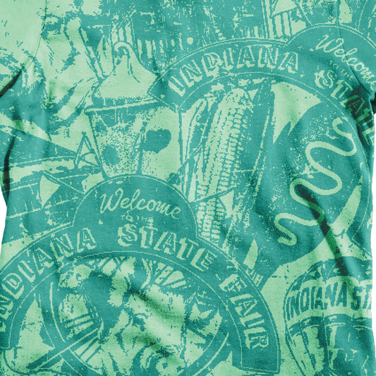 Indiana State Fair Collage Youth Tee