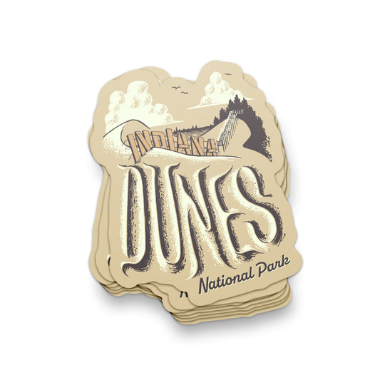 Indiana Dunes National Park Sticker - United State of Indiana