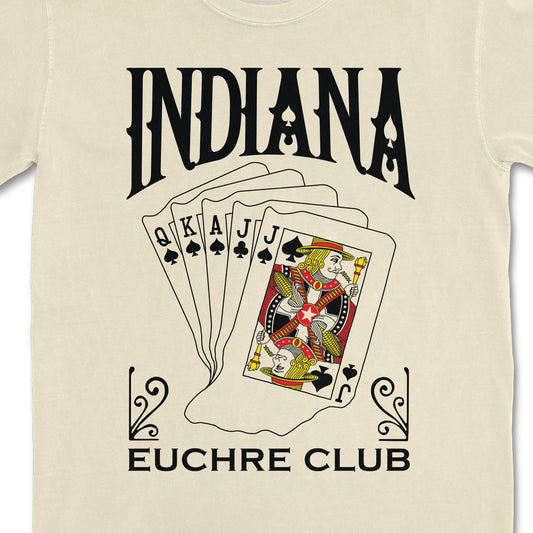 Indiana Euchre Club Tee - United State of Indiana