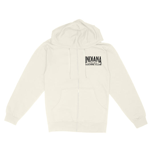 Indiana Euchre Club Zip-Up Hoodie