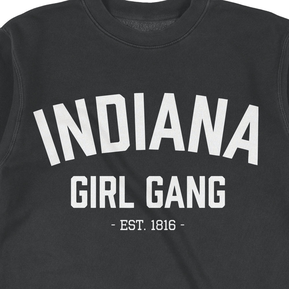 Indiana Girl Gang Crewneck Sweatshirt - United State of Indiana