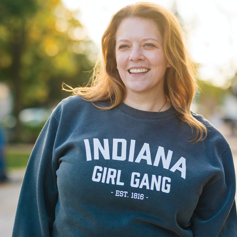 Indiana Girl Gang Crewneck Sweatshirt - United State of Indiana