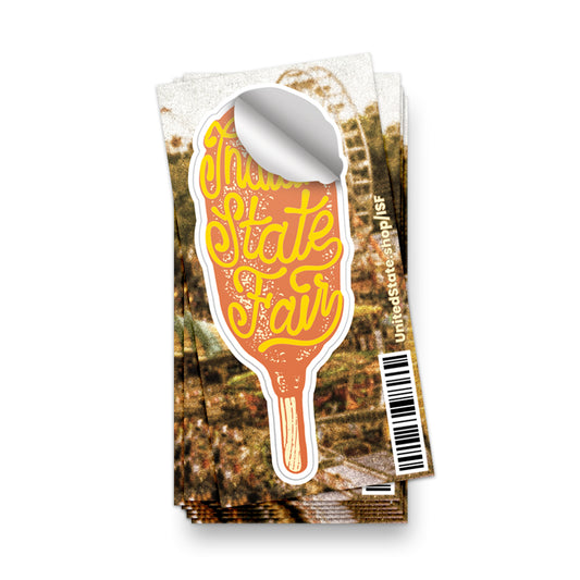 Indiana State Fair Corndog Sticker