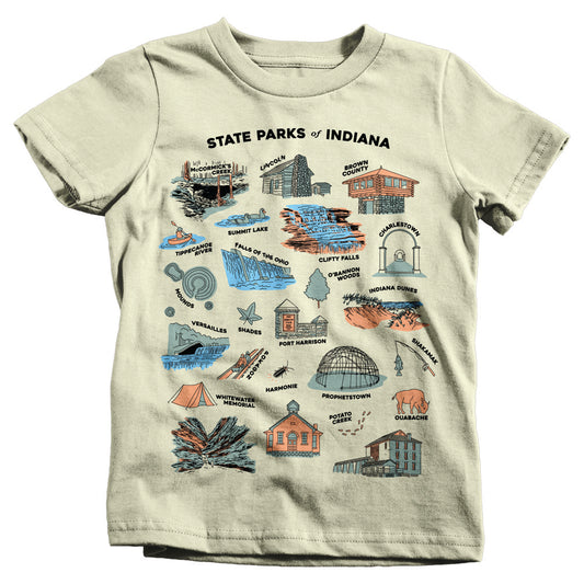 Indiana State Parks Youth Tee - United State of Indiana