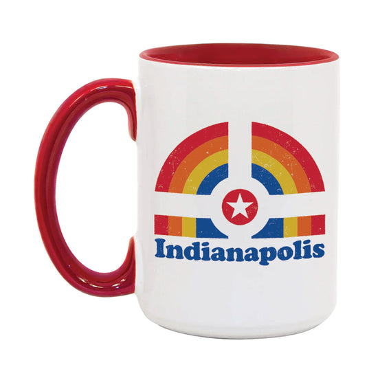 Indianapolis Rainbow Mug - United State of Indiana