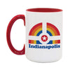 Indianapolis Rainbow Mug - United State of Indiana
