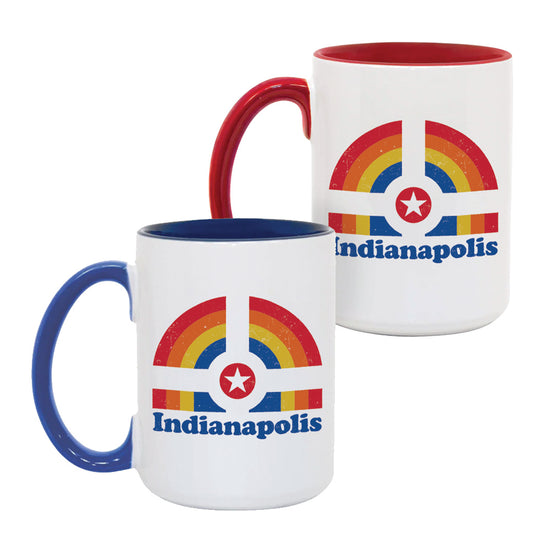 Indianapolis Rainbow Mug - United State of Indiana